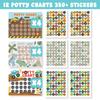 10 Potty Training Chart for Toddler Boys Sticker Reward Chart for Kids view 3