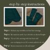 Scalloped Crib Skirt 28"x 52" with 14" Inch Drop Lenght with 4 Split Corners 100% Egyptian Cotton 1000 Thread Count for Baby Boys Girls Toddler Bed Skirt - Teal Solid view 4