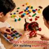 2026 Valentines Day Exclusive Dachshund Brick Set, Upgrade DIY 3D Dachshund Building Block Set, Cute Dachshund Dog Building Toy Sets, Heart-Shaped Design, for Dog Lovers, Valentines Day (1pcs) view 3