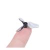31MMX3 Reinforced 1.2-Inch 3-Blade Propeller 31mm Props 1mm Shaft for 0802 1102 Motors Tiny Whoop FPV Drone Indoor Freestyle (2 Pairs)(2Pairs Blue) view 2