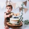 1ST BIRTHDAY CAKE TOPPER - Wooden First Birthday Cake Topper, First Birthday Party Decorations,Photo Props (Natural wood color) view 3