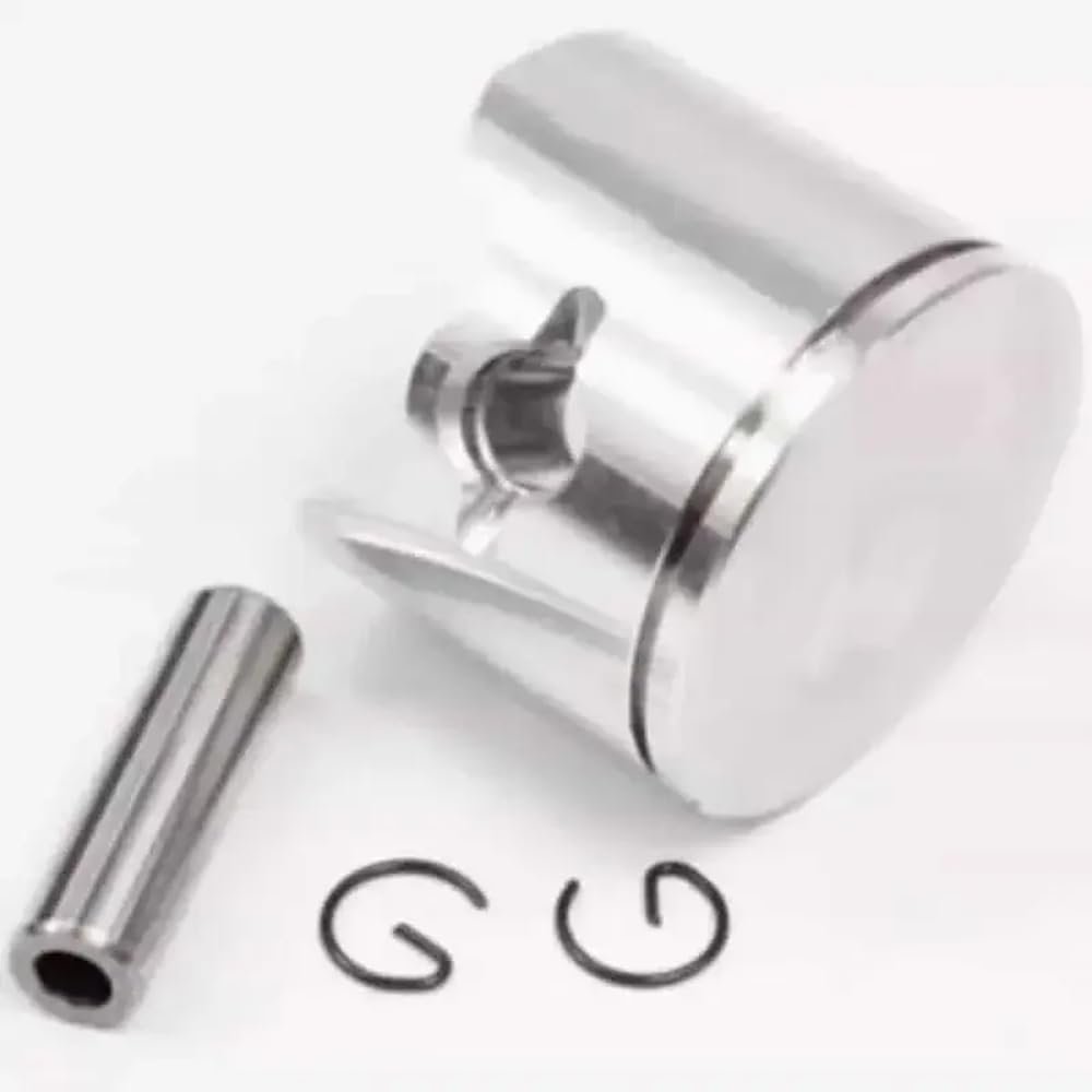 34mm Piston Kit Compatible with G260RC G260 R260 Chung YANG CY260RC I DDM 25.4CC 26CC R C Cylinder Ring Clip Pin Aftermarket Replacement(Piston Pin 2 Clips)