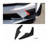 Car Front Bumper Canards Compatible for Chevrolet Camaro SS 2016 2017 2018 Matte Black Carbon Fiber Style Auto Parts Spoiler Accessories(Glossy Black) view 2