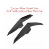 Car Front Bumper Canards Compatible for Chevrolet Camaro SS 2016 2017 2018 Matte Black Carbon Fiber Style Auto Parts Spoiler Accessories(Glossy Black) view 4