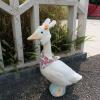 HGZHNAT Easter Bunnies Porch Gooses Outfits, Soft Plush Easter Geese Outfit, Scarf Rabbits Hat Clothing for Decoration and Holiday Festivities Outfit view 3
