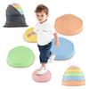 Kids Non-Slip Stepping Stones, 5 Sizes Balance Stones with Storage Bag for Indoor Outdoor view 1