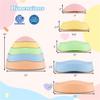 Kids Non-Slip Stepping Stones, 5 Sizes Balance Stones with Storage Bag for Indoor Outdoor view 2
