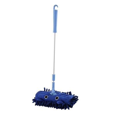 Mini Kids Children Floor Mop Toy Gift for Girls and Boys 1-6 Years Old, Blue, as described