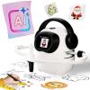 AI Drawing Robot for Kids, 10000+ Free AI-generated Images,Regularly updated image library,Educational Learning Toys for Boys & Girls Ages 3-8 ,AI Enlightenment Painting Toy for Birthday Gift (Black) view 1