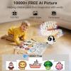 AI Drawing Robot for Kids, 10000+ Free AI-generated Images,Regularly updated image library,Educational Learning Toys for Boys & Girls Ages 3-8 ,AI Enlightenment Painting Toy for Birthday Gift (Black) view 3
