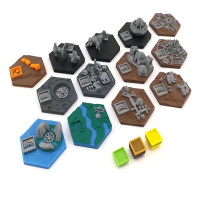 13 Tiles Paket for Terraforming Mars Fan Expansion Pathfinder - Color B