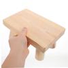 2pcs Wooden Kids Step Stool for Toddlers, Lightweight Beige view 4