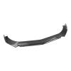 Universal Front Bumper Lip Spoiler Car Body Protevtive Extension Decoration & Support Rod Keep Bupmer Stable for Hatchback Sedan(Carbon Black Bumper) view 1