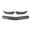 Universal Front Bumper Lip Spoiler Car Body Protevtive Extension Decoration & Support Rod Keep Bupmer Stable for Hatchback Sedan(Carbon Black Bumper) view 4