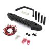 Rc Bumper Models For Traxxas For Axial For Scx10 90046 90047 D90 For Trx4 For Trx6 1/10 Metal Front Bumper With Lights RC Car Crawler view 2