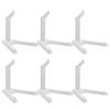 WHAMVOX 6pcs Action Figure Display Stands for Collectible Models White Plastic Model Base Holders Compatible with Gundam Hg1/144 Figurine Display Rack for Hobby Collectors view 1