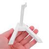 WHAMVOX 6pcs Action Figure Display Stands for Collectible Models White Plastic Model Base Holders Compatible with Gundam Hg1/144 Figurine Display Rack for Hobby Collectors view 4