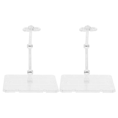ERINGOGO 2pcs Action Figure Stand Base Display Holder Bracket Support for Collectible Figures Model for Display and Assembly