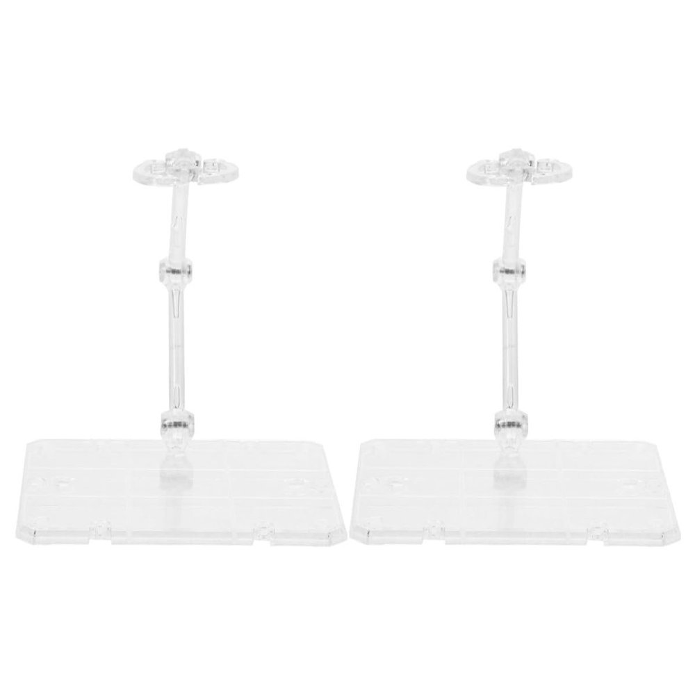 ERINGOGO 2pcs Action Figure Stand Base Display Holder Bracket Support for Collectible Figures Model for Display and Assembly