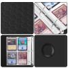 BRPPO Trading Card Binder- 4-Pocket Card Holder, 3D Dragon Scale Texture, 400-Card Capacity, Portable Card Album, Card Organizer Compatible with Multiple Card Sizes (BALCK) view 4
