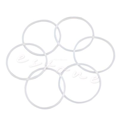 6X Useful Replacement Gaskets Seal Rubber Ring For Magic Bullet Flat/Cross Blade