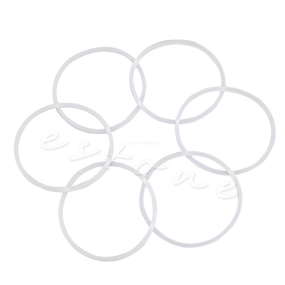 6X Useful Replacement Gaskets Seal Rubber Ring For Magic Bullet Flat/Cross Blade