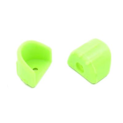 Models Upgrades Parts For Traxxas For HSP For HPI 1:8 1:10 2PCS Shock Absorber Hydraulic Frame Protection Protection Cover Absorption Cap RC Car Parts(Green)