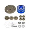 Rc Repairs Spare For Tamiya XV-02 MB-01 XM-01 22049 1/10 Metal Differential Case And Gear Set 39T RC Car Upgrade Parts Accessories(Blue,A) view 1