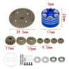 Rc Repairs Spare For Tamiya XV-02 MB-01 XM-01 22049 1/10 Metal Differential Case And Gear Set 39T RC Car Upgrade Parts Accessories(Blue,A) view 2