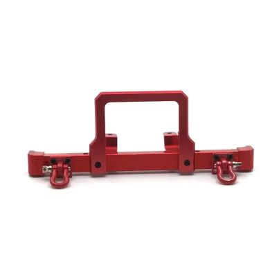 Rc Bumper Models For Mn D90 D91 D96 MN90 For Mn99S 1/12 Metal Front Bumper RC Model Crawler Car Upgrade Parts ON Accessories(Red)