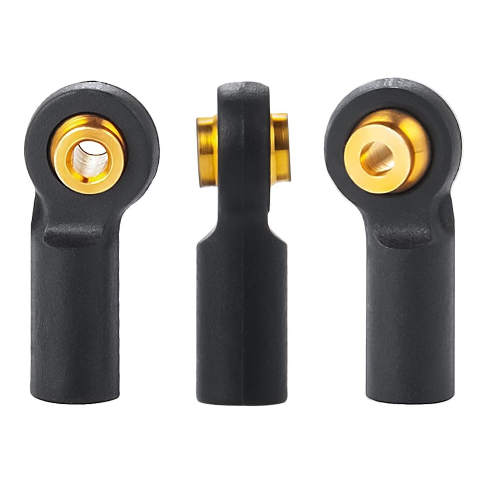 10PCS M2 Rod Ends Link Balls Plastic Head Linkage Joints for 1/24 RC Crawler Axial SCX24 All Series JLU Gladiator Parts(Style C)