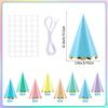 Atiloy 24PCS Pastel Party Hats Colorful Mini Birthday Hats for Stuffed Animals Party Headwear for Kids Adult Pet Baby, Accessories view 2