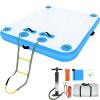 Inflatable Dock Platform, Swim Platform Floating Dock for Lakes Multi-Scene Water Island Raft Mat with Portable Carrying Bag for Rivers, Seasides, Swimming Pools,Blue,5.9x9.9ft view 1