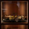 Mini 1/18 Diecast Bike Action Figure Toy,Mini Finger Mountain Bike Bicycle Art Crafts Desktop Decor Finger Bikes (Yellow) view 4