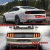 NJCDSEOCG Replacement HN Style Rear Bumper Diffuser&Corner Apron Splitter Spoiler Extension for Ford Mustang 2015-2017 Carbon Look Gloss Black(Carbon Fiber Look) view 3