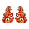 2 Pieces Chinese New Year Door Banner 2026 Year of The Horse Paper Ornament Horse Wall Sign Decor China Spring Festival Decorations view 1