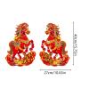 2 Pieces Chinese New Year Door Banner 2026 Year of The Horse Paper Ornament Horse Wall Sign Decor China Spring Festival Decorations view 2