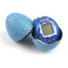 NOENNULL Virtual Pet Keychain for Kids, Electronic Digital Pet Keychain, Retro Handheld Game Machine for Halloween, Christmas, with Egg Shaped Box/Cover (Blue) view 1