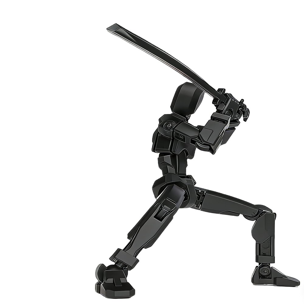 QDDLGRUI Toy Figures Poseable Action Figure Model  DIY Assembly for Adult Collectors and Display