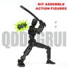 QDDLGRUI Toy Figures Poseable Action Figure Model  DIY Assembly for Adult Collectors and Display view 2