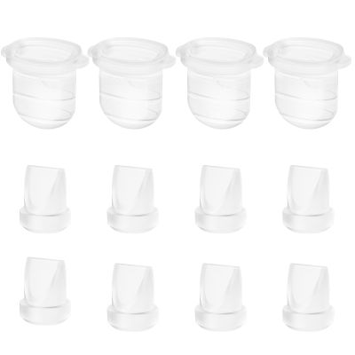 12 Pack M6 Pump Parts, 8ps Duckbill Valves and 4pcs Silicone Diaphragm Compatible with Momcozy M6 Wearable Breast Pump, Replace for Momcozy Pump Parts, Valve, Diaphragm