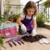 Large Children's Sand Play Set, 9-Piece Garden Tools for Kids,Sand Digging Toys, Beach Cart, Gardening Tool Set Combination for Boys and Girls. view 2