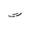 3 PCS ABS Front Lip Spoiler Splitter Trim Flaps Compatible for Jaguar XE 2017 2018 Gloss Black Head Bumper Chin Crash Guard Car Accessories(Carbon Look B Style) view 1