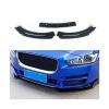 3 PCS ABS Front Lip Spoiler Splitter Trim Flaps Compatible for Jaguar XE 2017 2018 Gloss Black Head Bumper Chin Crash Guard Car Accessories(Carbon Look B Style) view 2