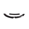 3 PCS ABS Front Lip Spoiler Splitter Trim Flaps Compatible for Jaguar XE 2017 2018 Gloss Black Head Bumper Chin Crash Guard Car Accessories(Carbon Look B Style) view 3