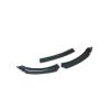 3 PCS ABS Front Lip Spoiler Splitter Trim Flaps Compatible for Jaguar XE 2017 2018 Gloss Black Head Bumper Chin Crash Guard Car Accessories(Carbon Look B Style) view 4