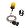 1pcs 360 Degree Rotating Light LED Engineering Lamp 1 14 Scale Compatible with Automotive Motorcycle Parts for RC Excavator Trailer 770S Car DIY Parts view 2