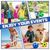 6 Pack Soccer Balls for Kids, 6 Inch Inflatable Soccer Ball for Toddlers Indoor Outdoor Sports Games Beach Garden Backyard Party Supplies Playground Balls for Boys Girls Birthday Gift Party Supplies view 3