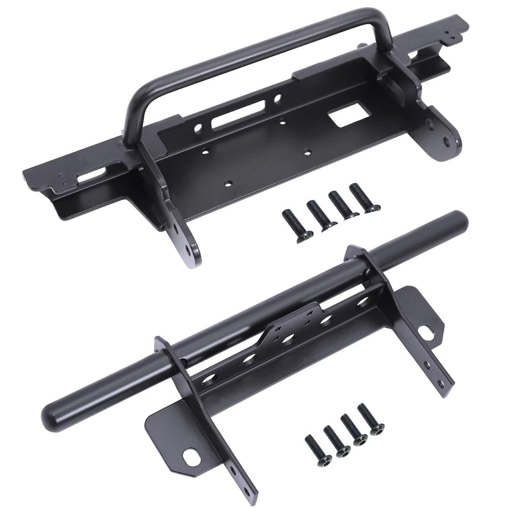 Rc Bumper Models For Lcg For Vanquish F10 VS4-10 For Phoenix 1/10 Metal Front Rear Bumper Upgrade RC Crawler Car Chassis Heavy Duty Accessories(1 set)