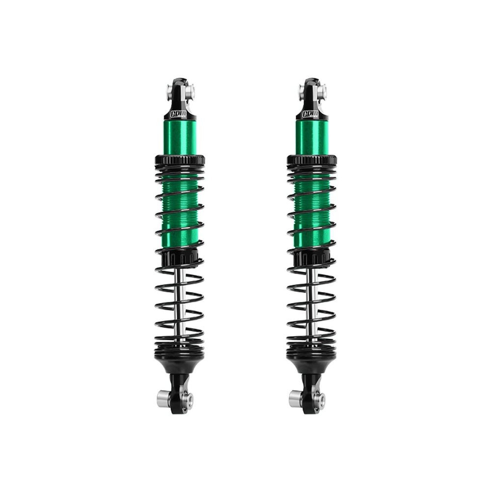 6061-T6 Alloy Front Or Rear Adjustable 89mm Shock Set for Vanquish 1:10 H10 Optic/Yokohama/Sparco Rock Crawler Upgrades - Green